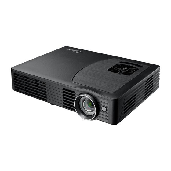 Optoma TL50W Quick Start Manual