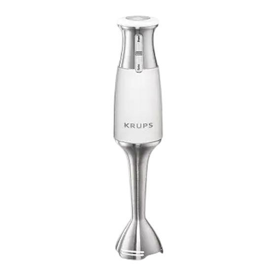 Krups CRYSTAL LINE KZ700142 Manual