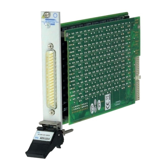 Pickering 40-296 User Manual