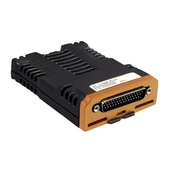 Nidec SI-I/O 24 Plus User Manual