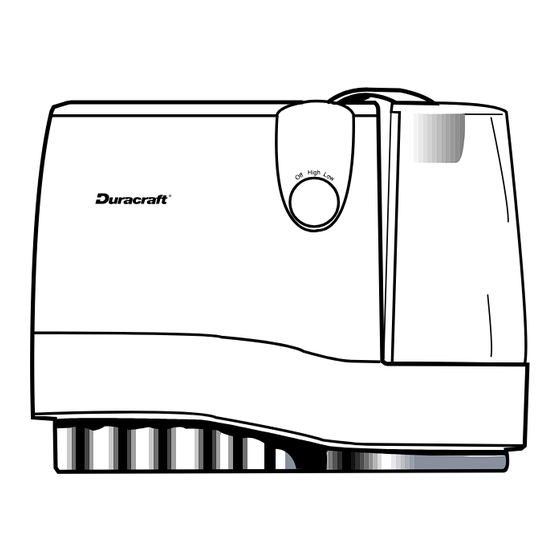 Duracraft DH-890 Series Owner's Manual