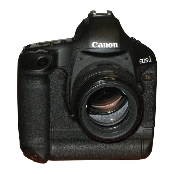 Canon EOS 1Ds Mark III Instruction Manual