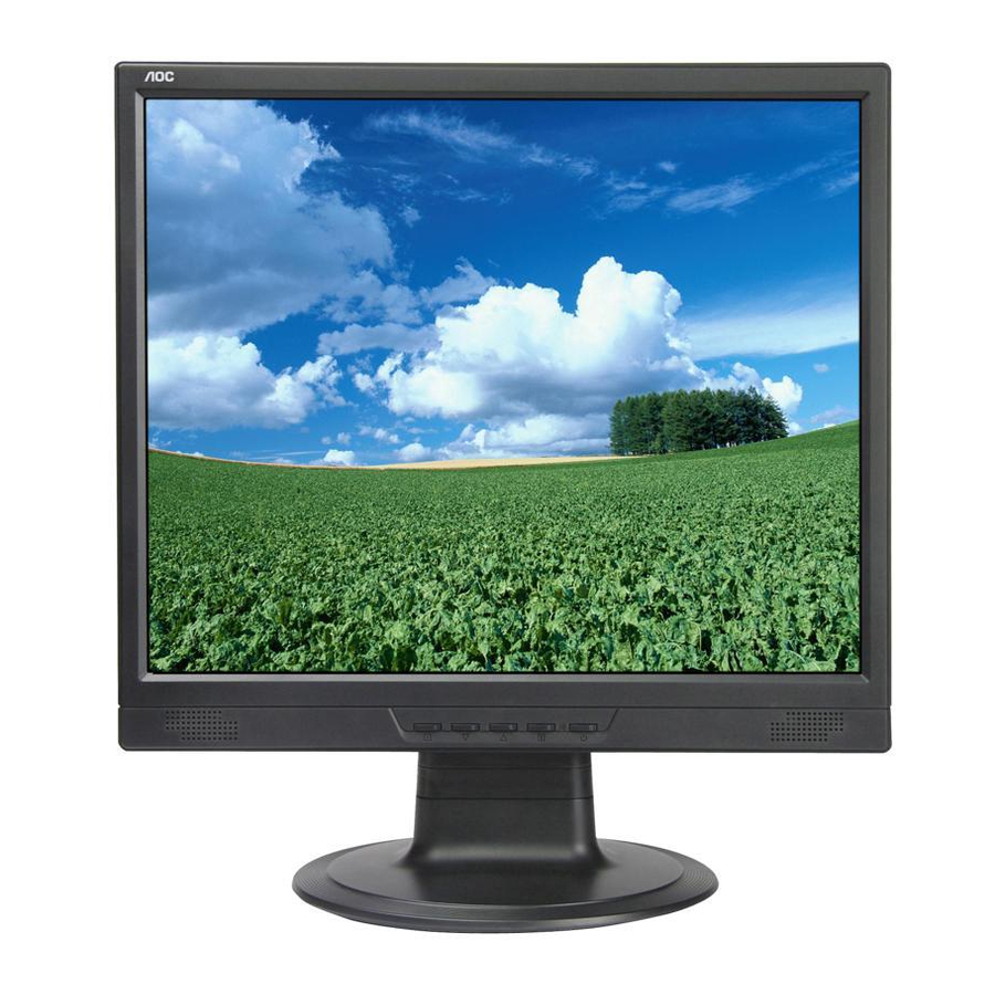 AOC 177Sa-1 User Manual