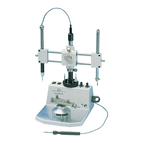 DENTAURUM Paratherm Instructions For Use Manual