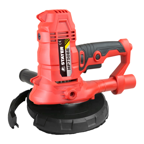 stayer HP750BE Operating Instructions Manual