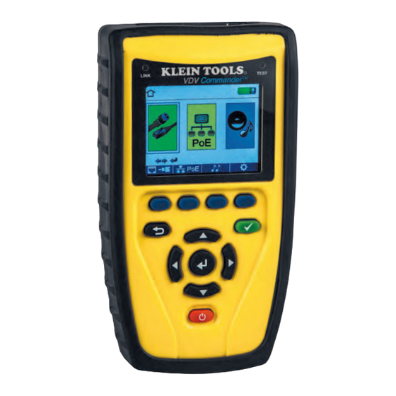 Klein Tools VDV Commander VDV501-097 Quick Start Manual