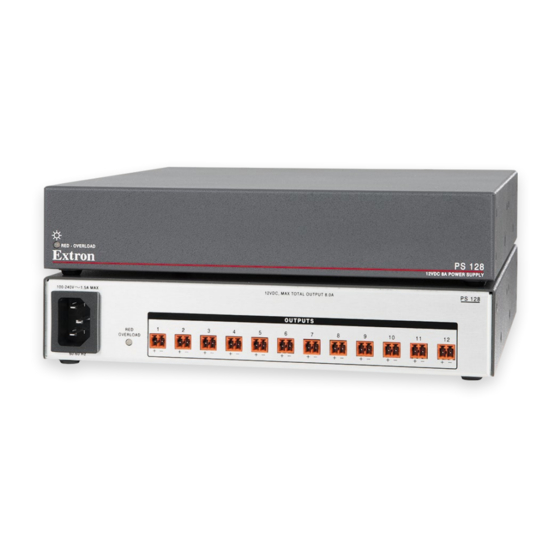 Extron electronics PS 128 Setup Manual
