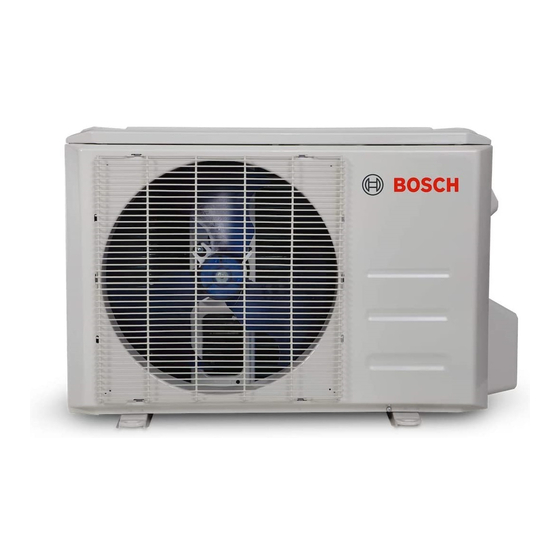 Bosch Climate 5000 Series Installation Instructions Manual