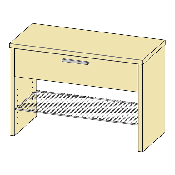 Germania Schuhbank 1323 Assembly Instruction Manual