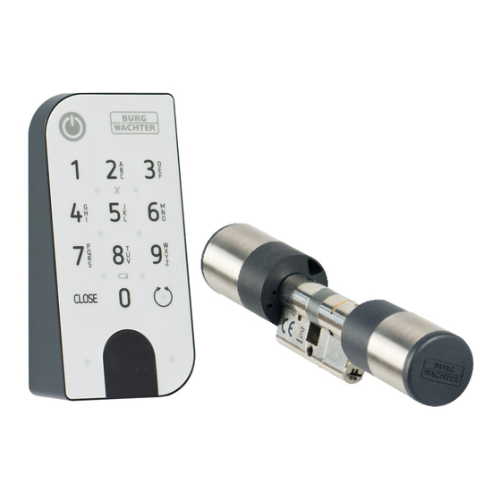 Burg Wächter secuENTRY easy ENTRY 7601 PIN Initial Setup Manual