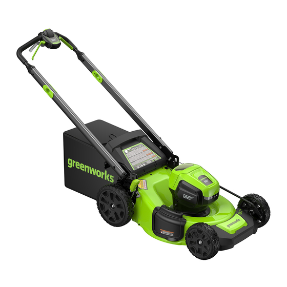 GreenWorks MO82410 Operator's Manual