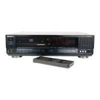 Sony CDP-555ESD Operating Instructions Manual