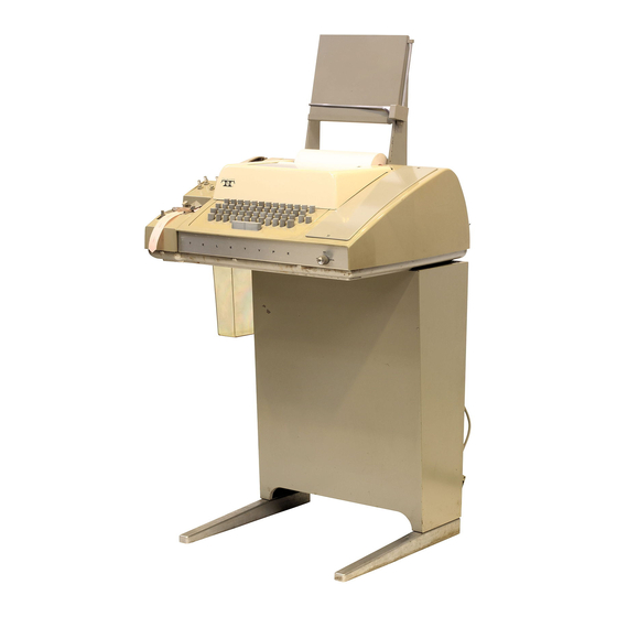 Teletype ASR Technical Manual