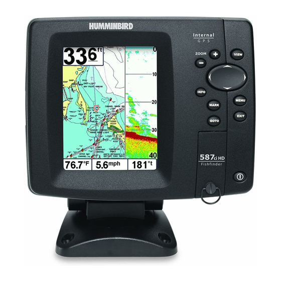 HUMMINBIRD 587CI HD OPERATION MANUAL Pdf Download | ManualsLib