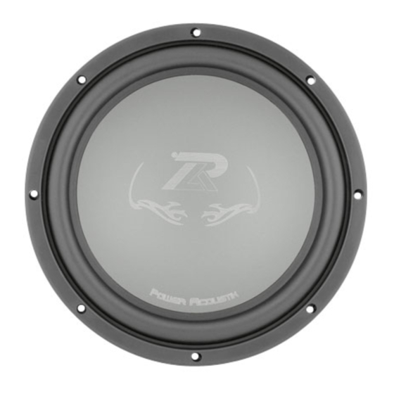 Power Acoustik PW1-10L Owner's Manual