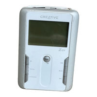 Creative HD0014-40 - Zen Touch 40 GB Audio Player Quick Manual
