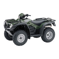 Honda 2009 TRX500FPM Owner's Manual