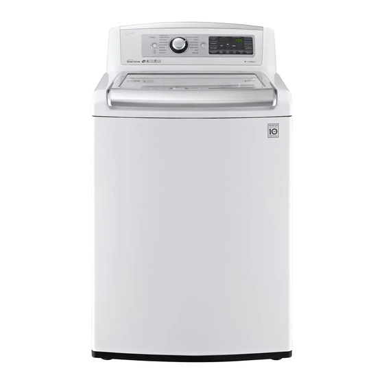 LG WT5680H A Top Load Washer Manuals
