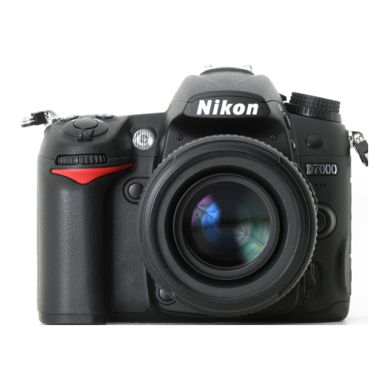 Nikon D7000 Quick Start Manual
