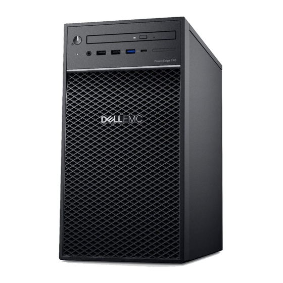 Dell EMC PowerEdge T40 Installation And Service Manual
