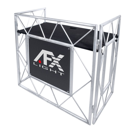 afx light DJ-BOOTH User Manual