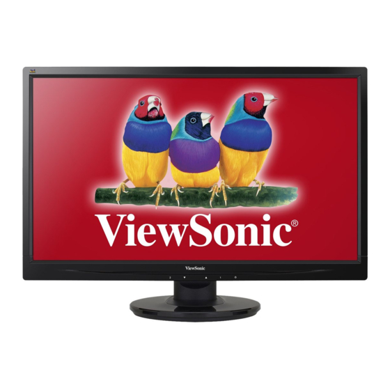 ViewSonic VA2746m-LED Manuals
