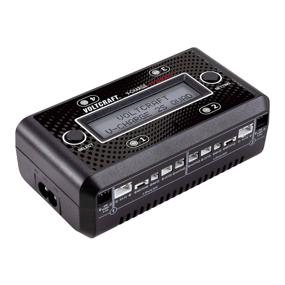 VOLTCRAFT V-Charge 2S QUAD Operating Instructions Manual