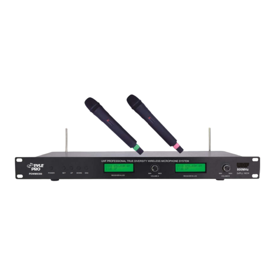Pyle Pro PDWM9300 Operation Manual