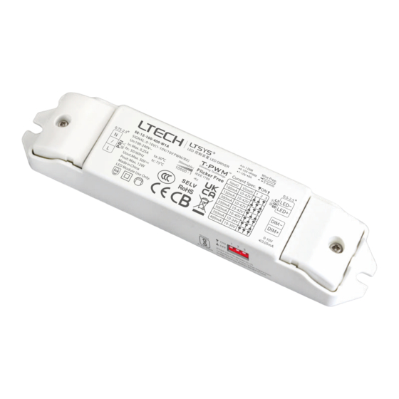 Ltech SE-10-350-700-W1A Manuals