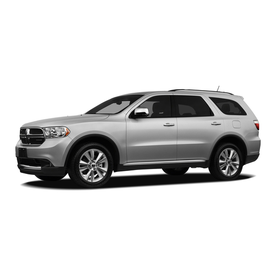 Dodge Durango Owner's Manual