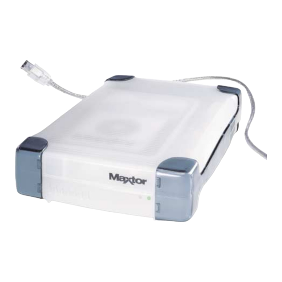 Maxtor External Storage Instruction Booklet