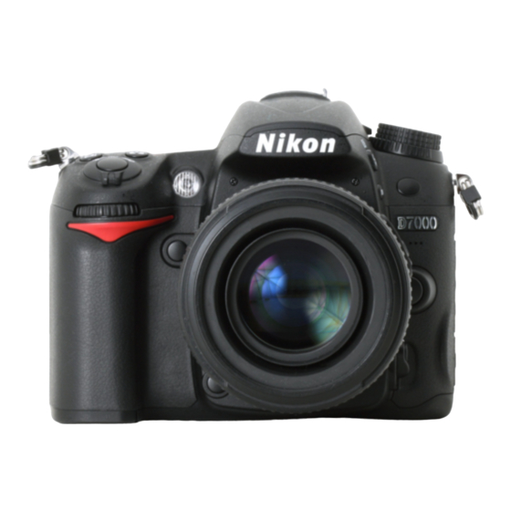 Nikon D7000 User Manual