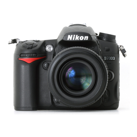 Nikon D7000 Manual Del Usuario