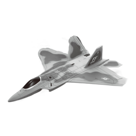 Kyosho EP JET F-22 Raptor DF55 PIP Instruction Manual