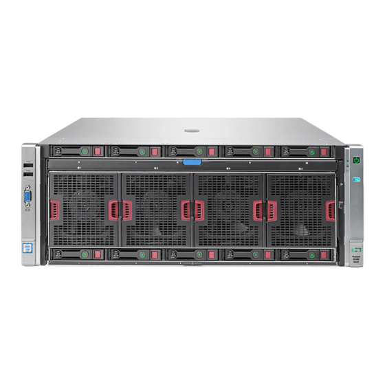 HPE ProLiant DL580 Gen9 Maintenance And Service Manual