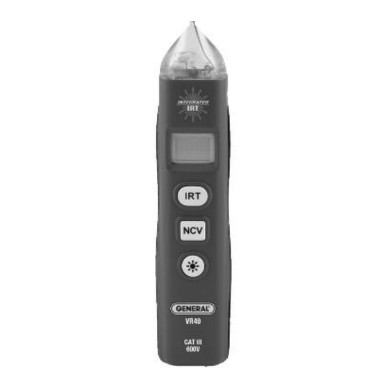 General tools VR40 User Manual