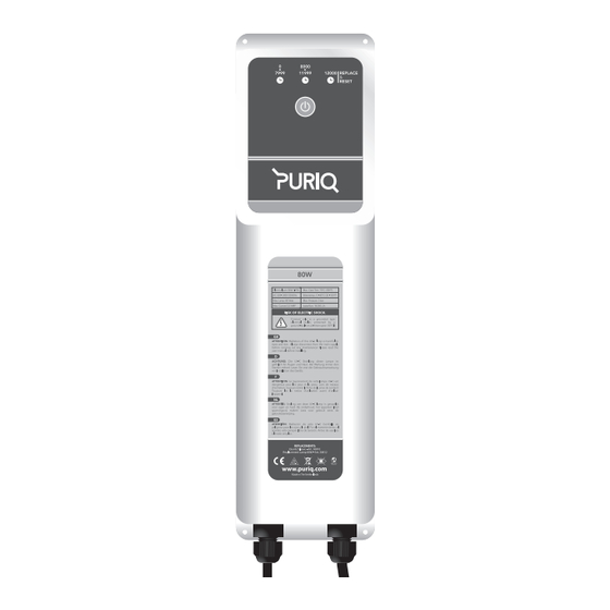 Puriq UV-C BRIGHT 40W Manuals