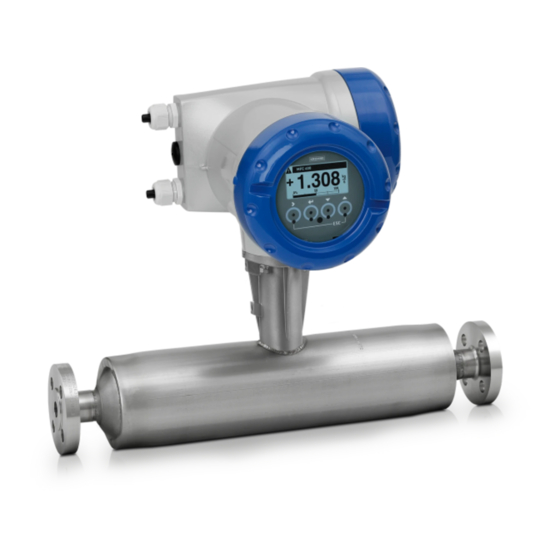 KROHNE OPTIMASS 1400 Quick Start