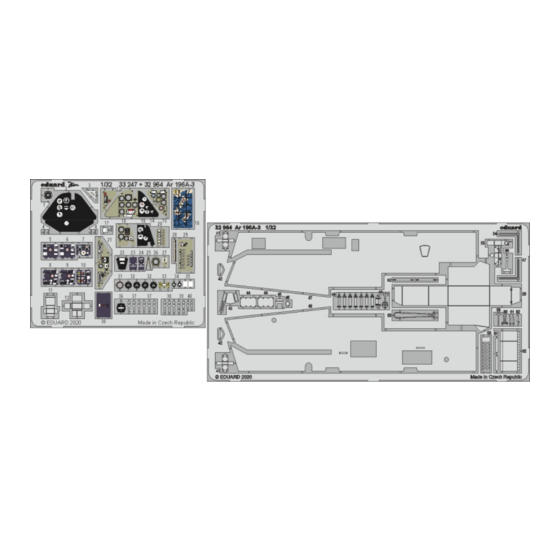 Eduard Ar 196A-3 Quick Start Manual