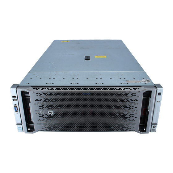 HPE ProLiant DL580 Gen9 Product End-Of-Life Disassembly Instructions