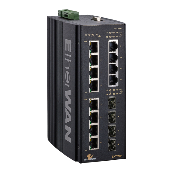 EtherWAN EX78900 Series Installation Manual