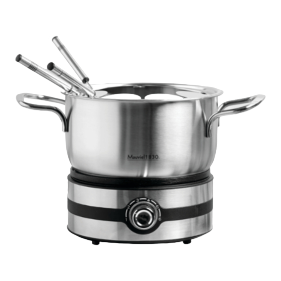 Mauviel1830 FONDUE SET Manuals