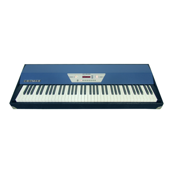 Crumar Seventeen Quick Start Manual
