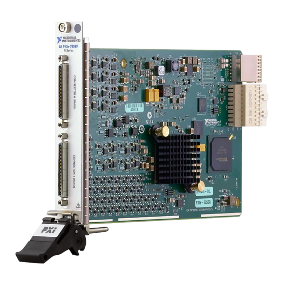 NI PXIe-7858 Manual