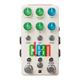Chase Bliss Audio CLEAN Field Manual