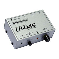Omnitronic LH-045 User Manual