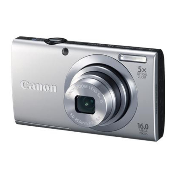 Canon POWERSHOT A2400 IS User Manual