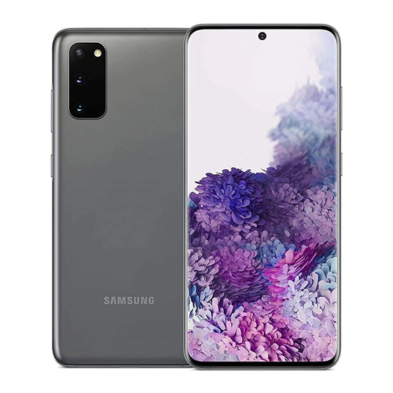 Samsung Galaxy S20 Ultra Quick Start Manual