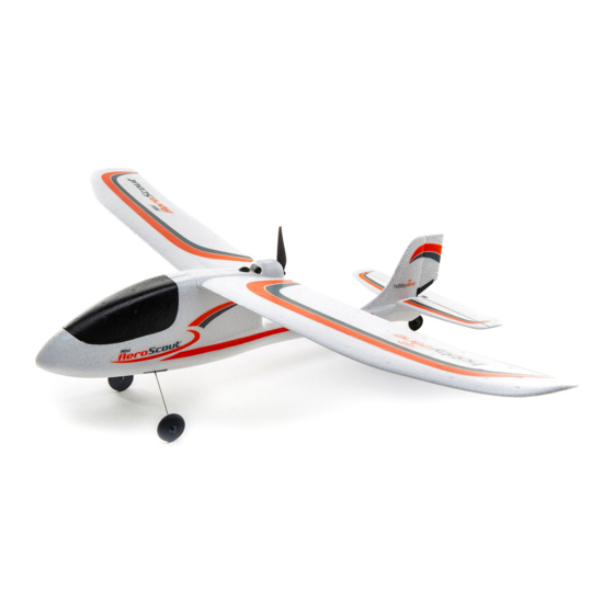 Horizon Hobby Hobbyzone Mini AeroScout Instruction Manual