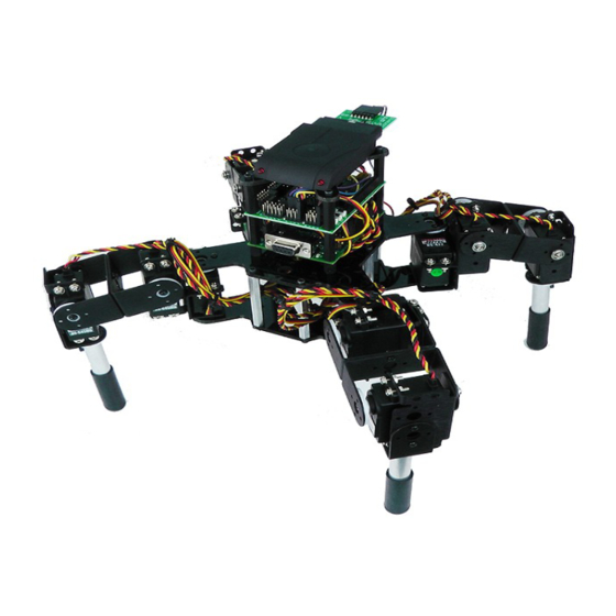Lynxmotion Symmetric Quadruped Robot Kit Assembly Instructions Manual